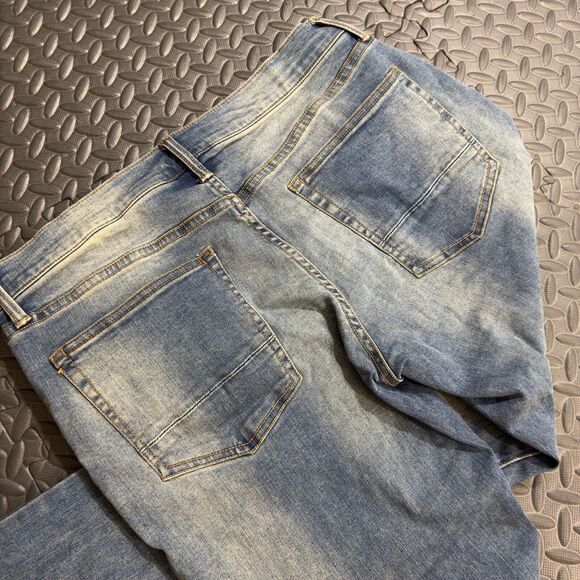 Arizona Jeans Men Size 33x32 Blue Denim Advance Flex 360 Slim Regular Fit Skinny - Picture 6 of 6